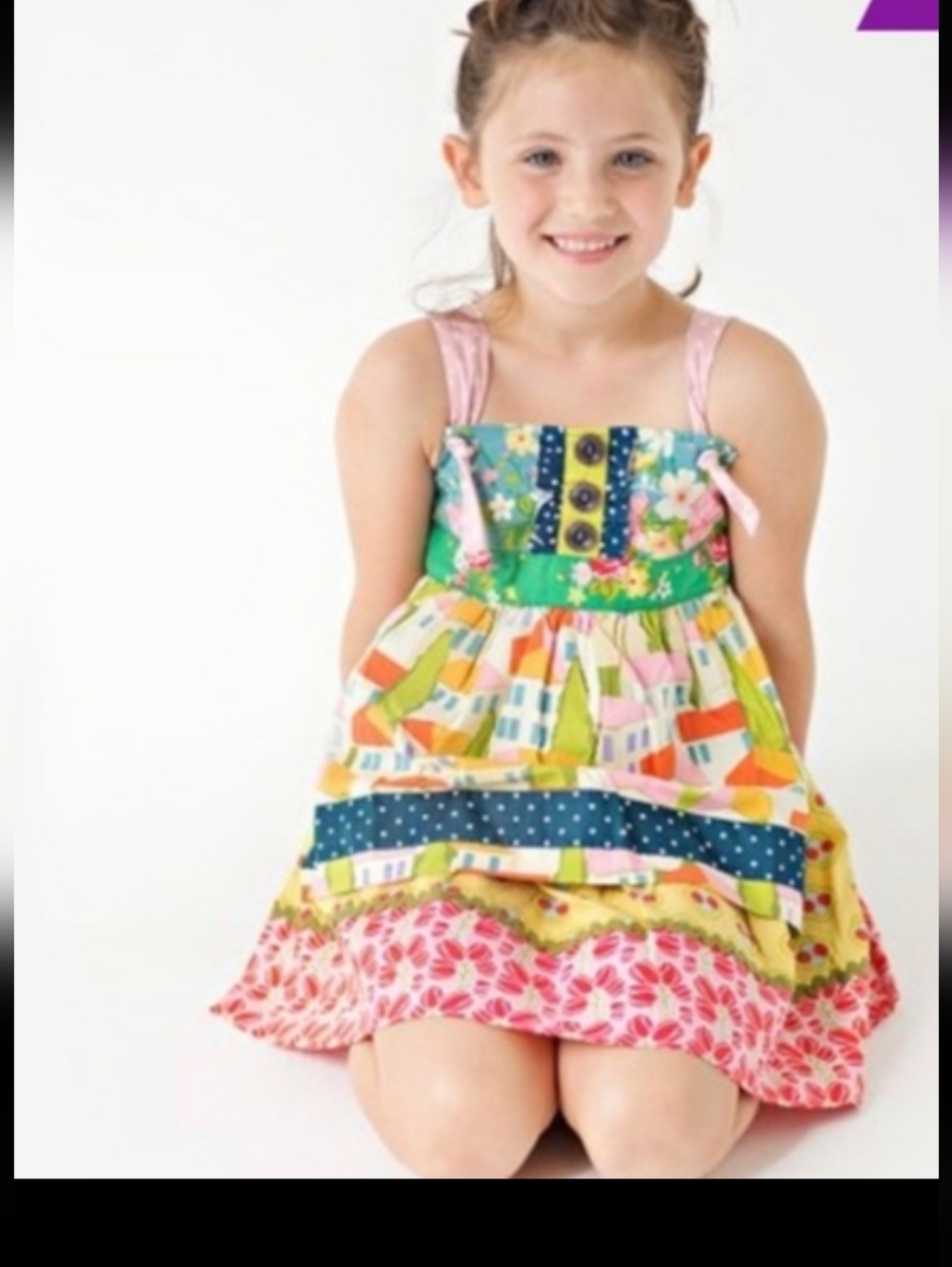 Matilda Jane Apron Patchwork dress 18 months